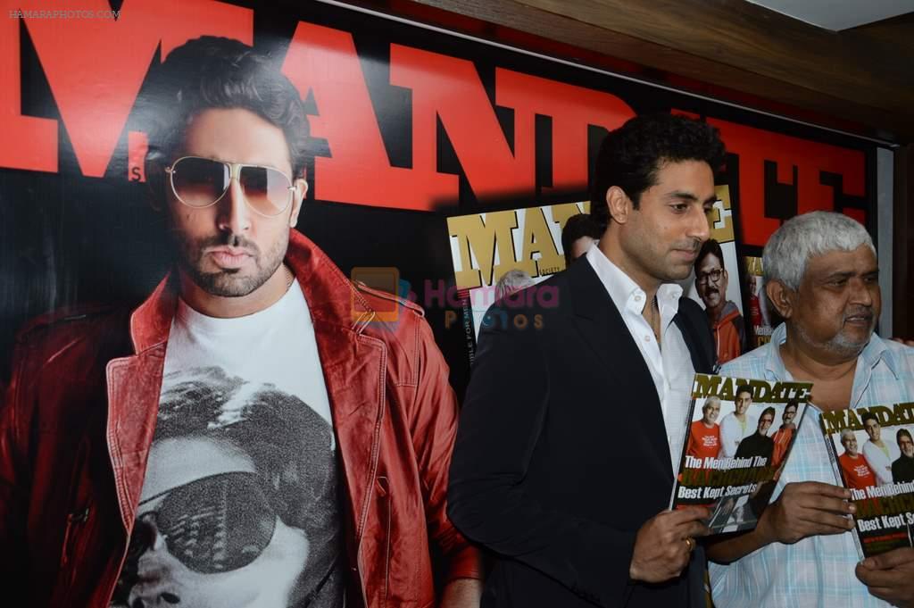 Abhishek Bachchan launches Mandate magazine in Magna House, Mumbai on 7th Aug 2013