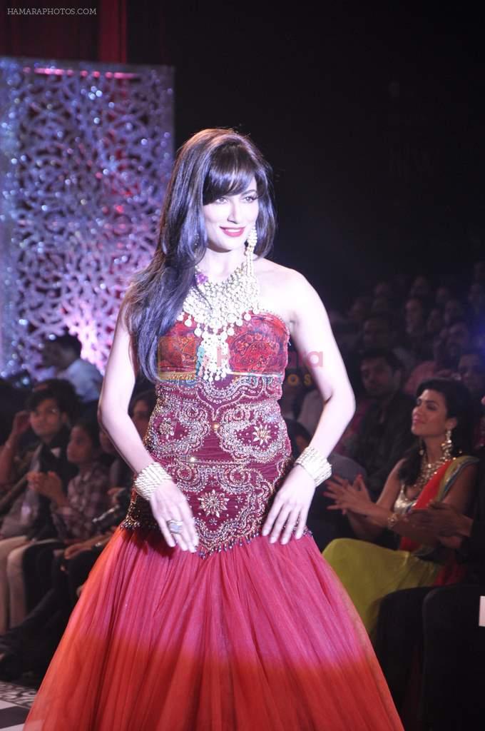 Chitrangada Singh walk the ramp at the Grand Finale of IIJW 2013 on 8th Aug 2013