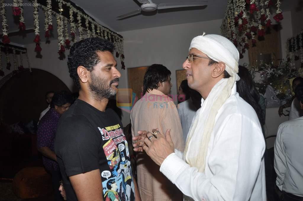 Prabhu Deva at Javed Jaffrey's Eid bash in Andheri, Mumbai on 9th Aug 2013