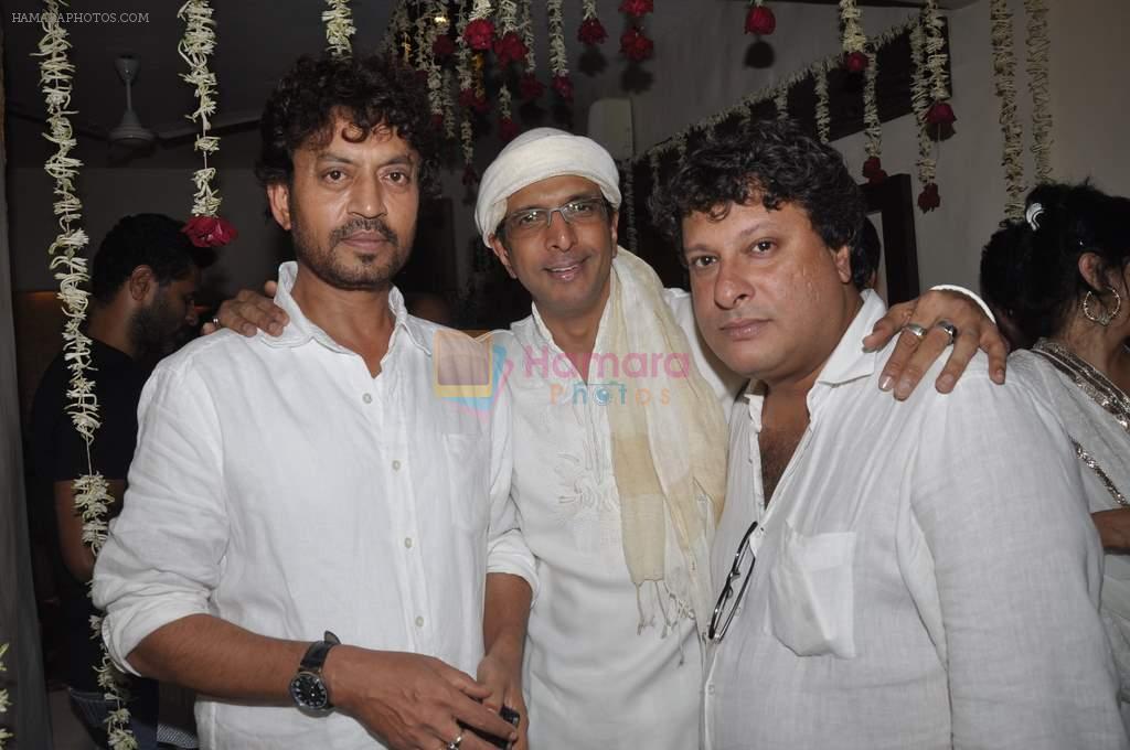 Irrfan Khan at Javed Jaffrey's Eid bash in Andheri, Mumbai on 9th Aug 2013