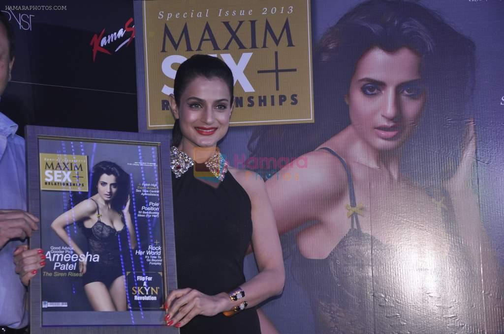 Amisha Patel at Maxim launch in Lower Parel, Mumbai on 12th Aug 2013
