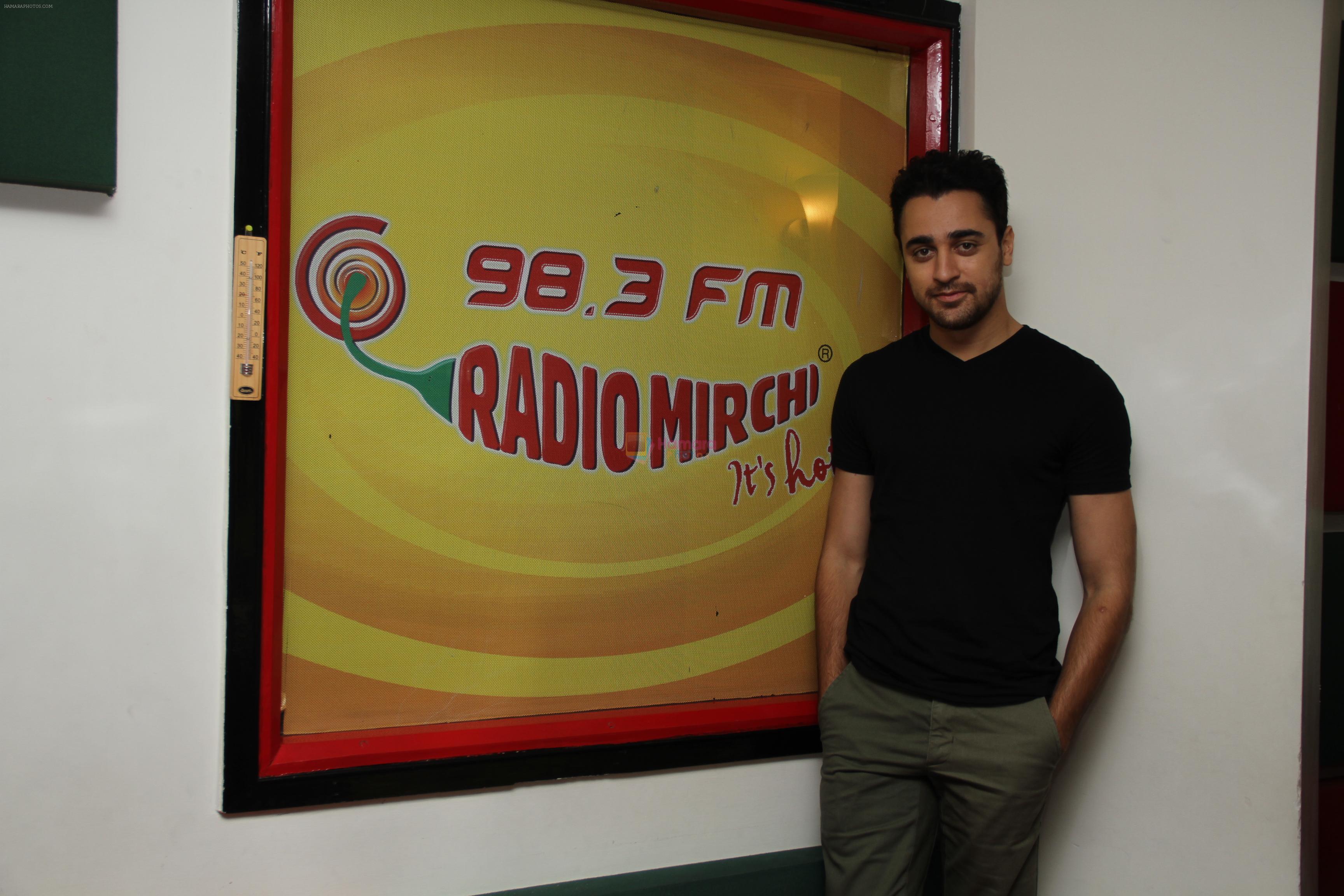 Imran Khan at Radio Mirchi Mumbai studio for promotion of his upcoming movie Once Upon a Time in Mumbai Dobaara!
