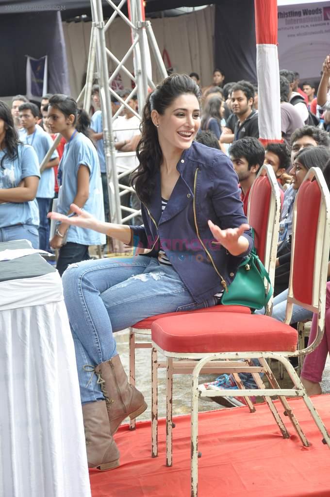 Nargis Fakhri at NM College's Umang Fest in Vile Parle, Mumbai on 16th Aug 2013