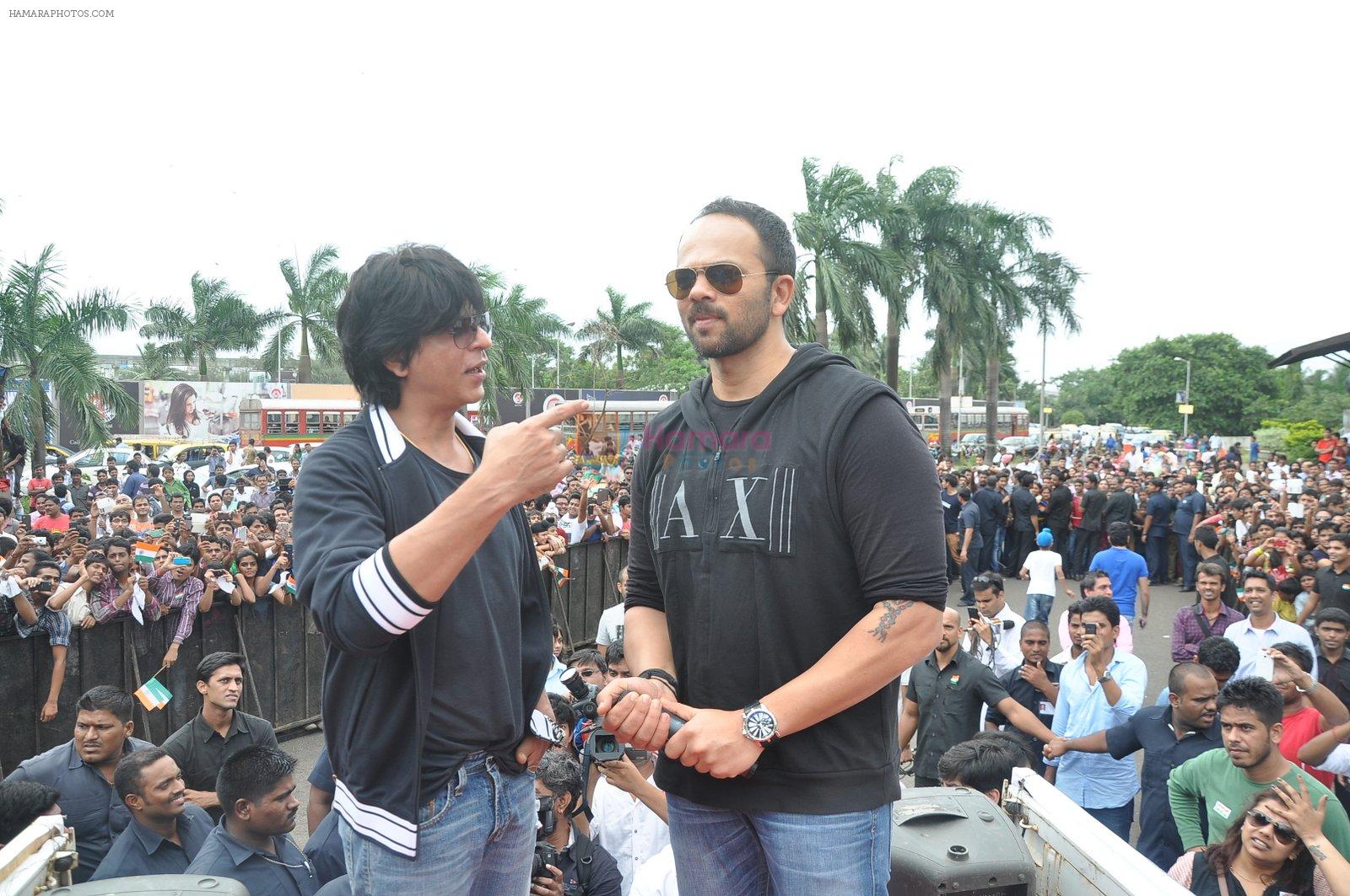 Shahrukh Khan, Rohit Shetty at Imax Wadala, Mumbai on 15th Aug 2013