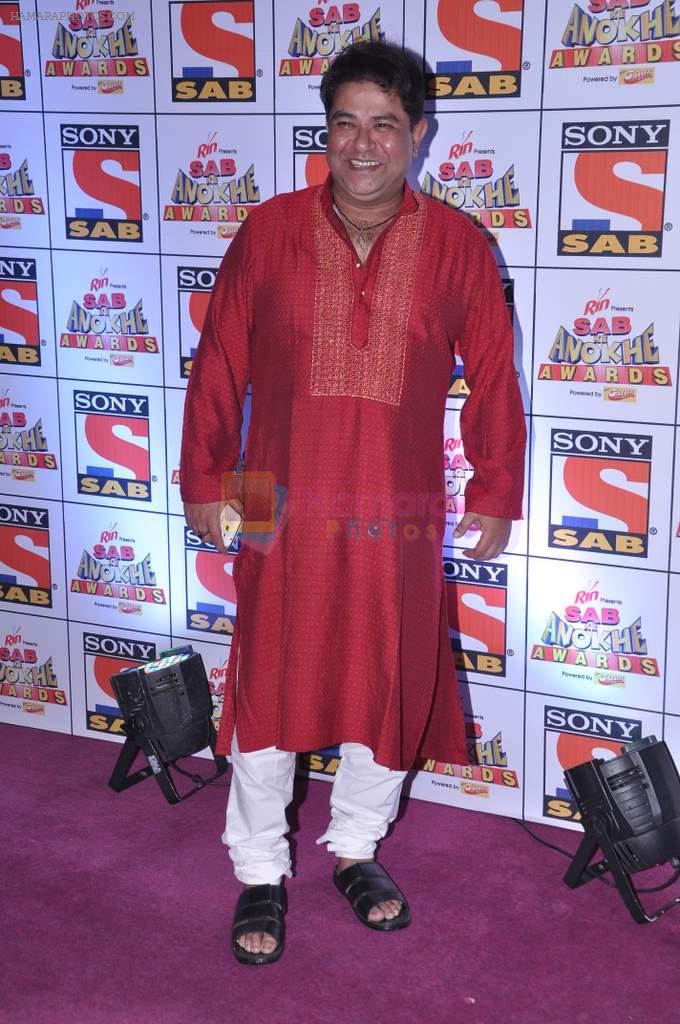 at Sab Ke Anokhe Awards red carpet in NCPA, Mumbai on 19th Aug 2013