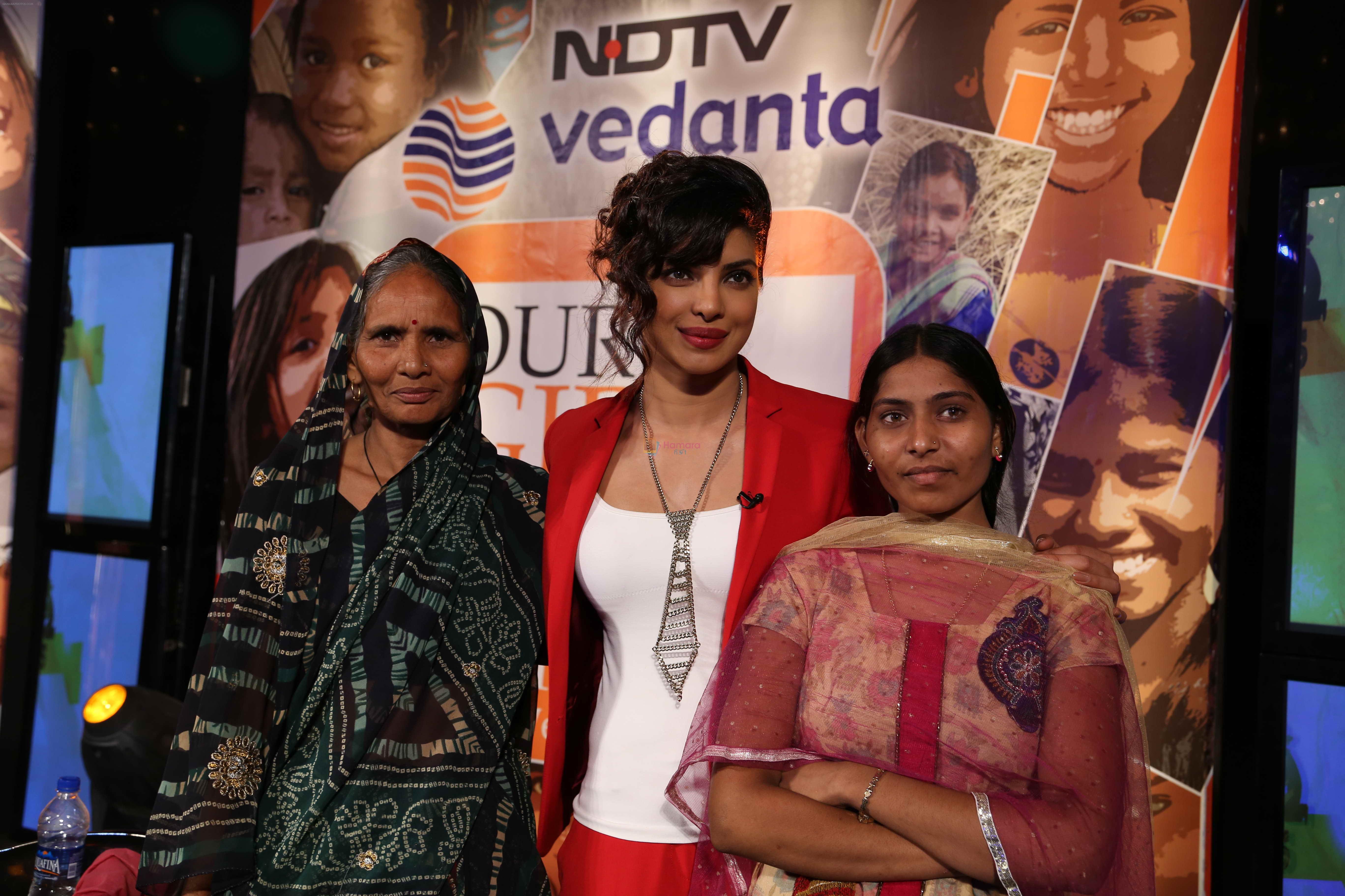 Priyanka Chopra at the NDTV Vedanta Our Girls Our Pride campaign on 19th Aug 2013