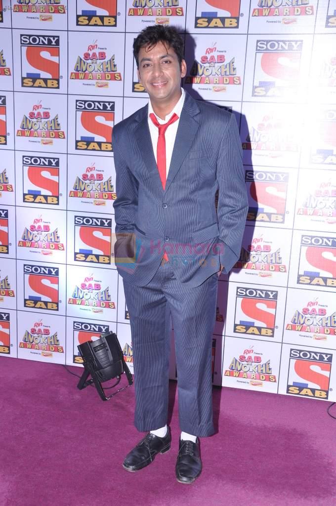 at Sab Ke Anokhe Awards red carpet in NCPA, Mumbai on 19th Aug 2013