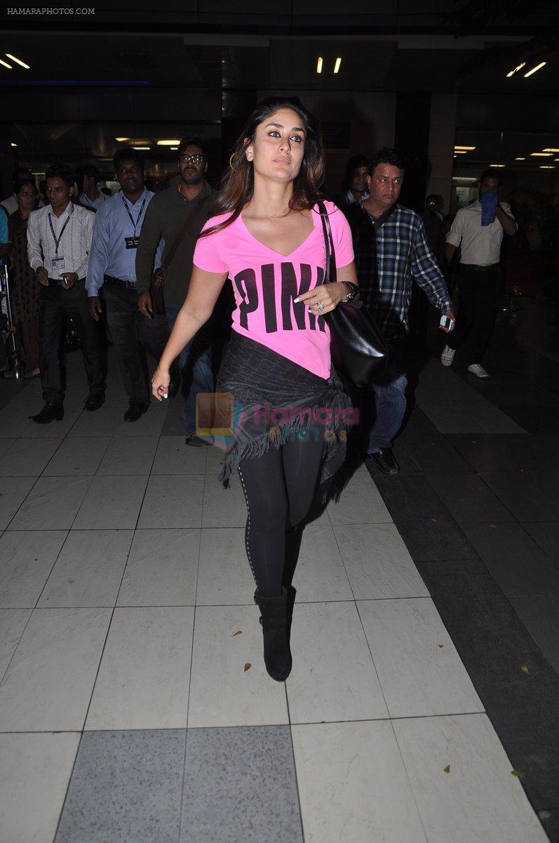 Kareena Kapoor return from Dubai for SatyaGraha Promotions on 20th Aug 2013