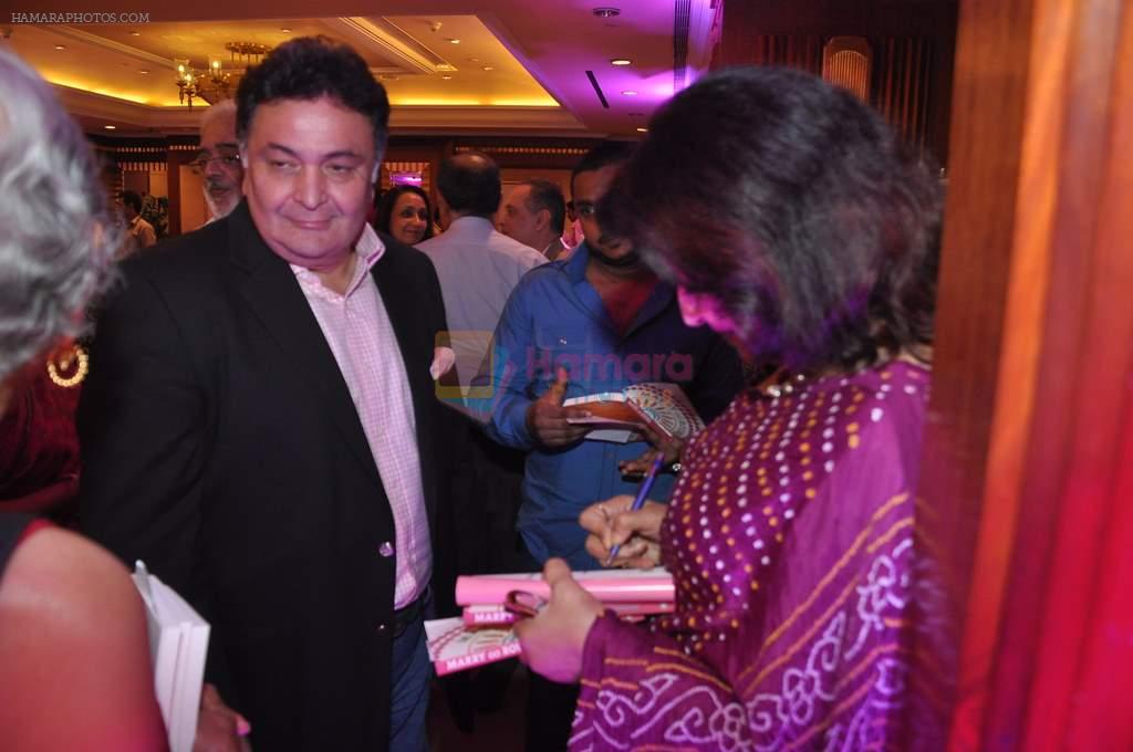 Rishi Kapoor at Marry Go Round Book Launch in ITC Parel, Mumbai on 22nd Aug 2013
