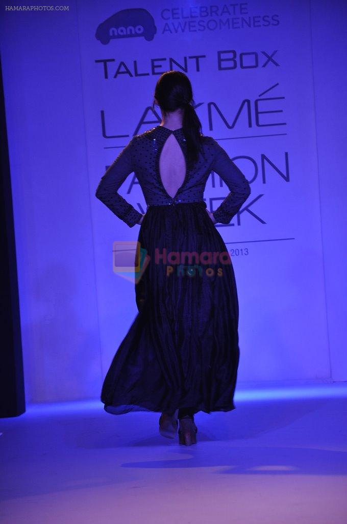 Model walk the ramp for Talent Box Jayaswal show at LFW 2013 Day 4 in Grand Haytt, Mumbai on 26th Aug 2013