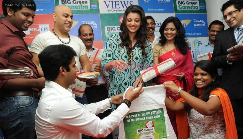 Kajal Aggarwal  launches BIG GREEN GANESHA 2013 on 30th Aug 2013