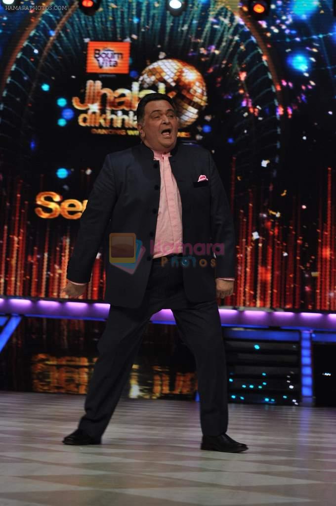 Rishi Kapoor on the sets of Jhalak Dikhlaa Jaa Season 6 Semi Final on 3rd Sept 2013