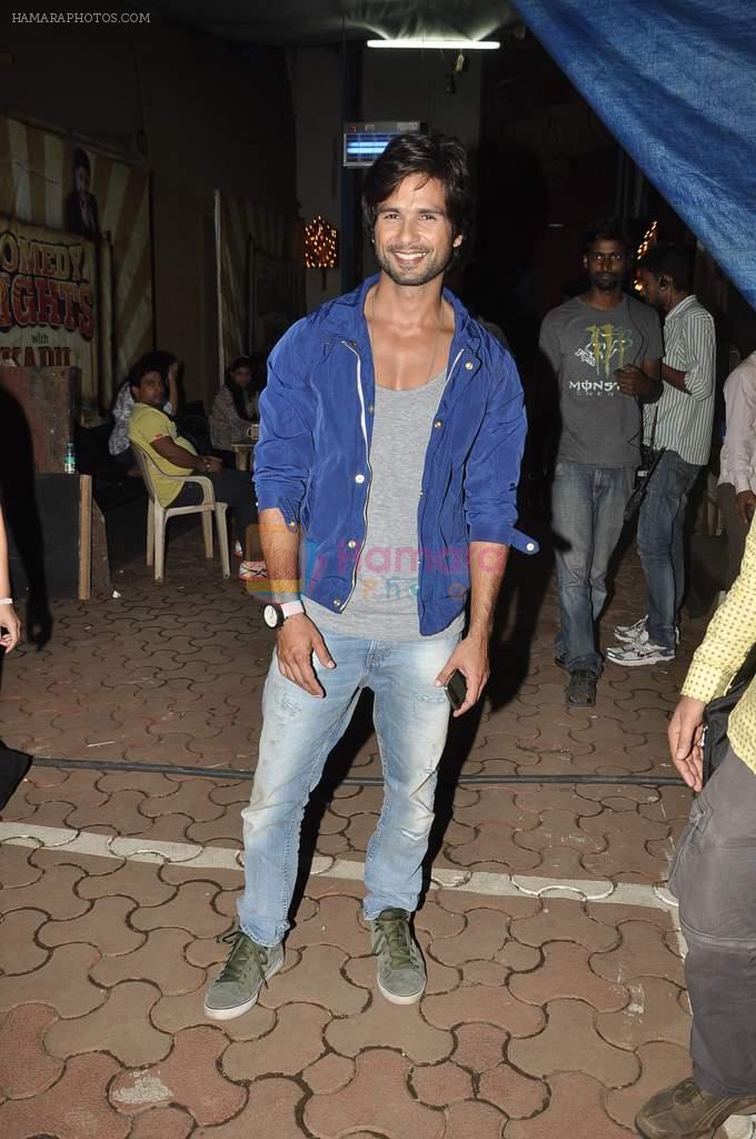 Shahid Kapoor on the sets of Comedy Nights with Kapil in Filmcity, Mumbai on 6th Sept 2013