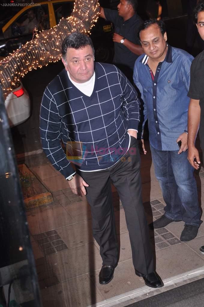 Rishi Kapoor at Rakesh Roshan's birthday bash in Mumbai on 6th Sept 2013