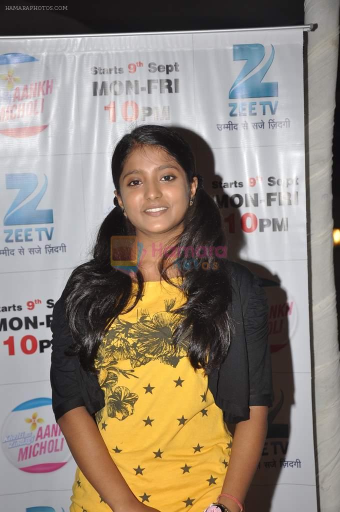 Ulka Gupta at ZEE TV launches Ankh Micholi in Orchid Hotel, Mumbai on 6th Sept 2013