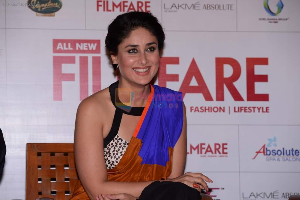 Kareena Kapoor launches the Filmfare September 2013 cover Page in Escobar, Mumbai on 9th Sept 2013