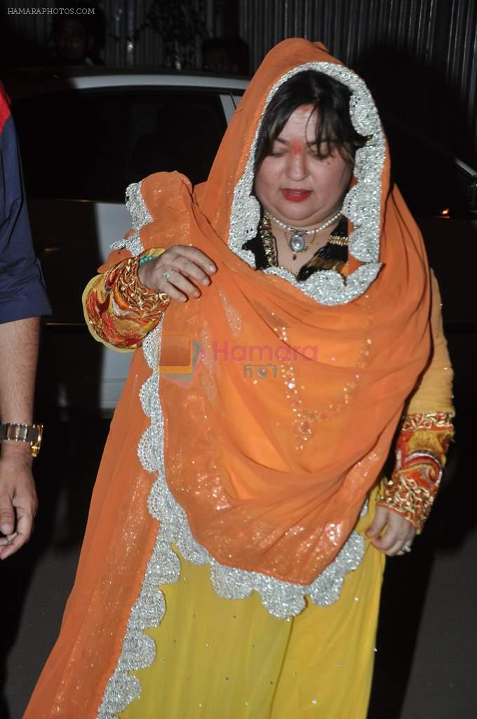 Dolly Bindra at Arpita's Ganpati celebrations in Mumbai on 9th Sept 2013
