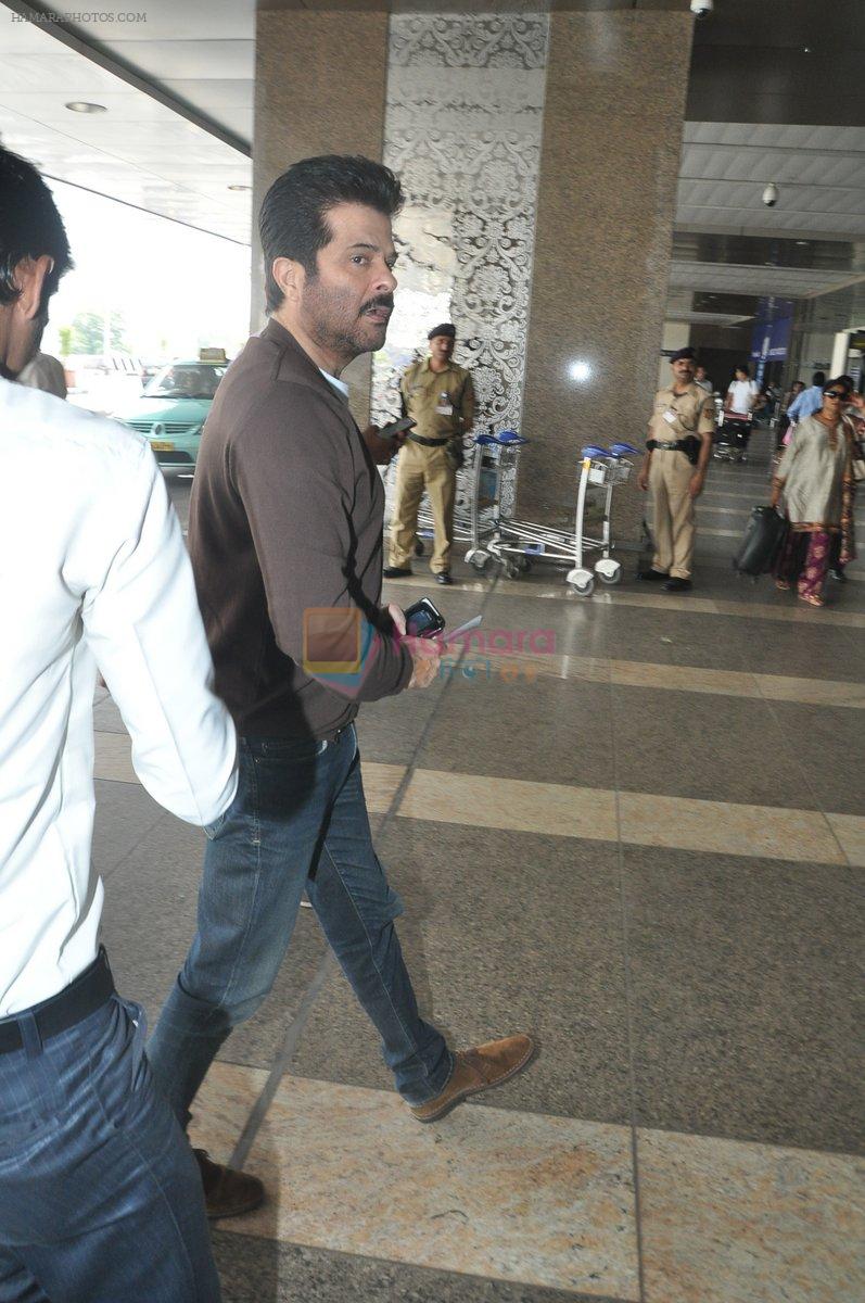 Anil Kapoor snapped at the airport in Mumbai on 12th Sept 2013