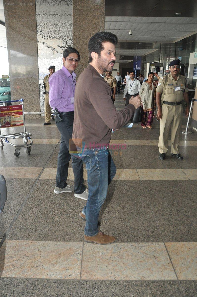 Anil Kapoor snapped at the airport in Mumbai on 12th Sept 2013
