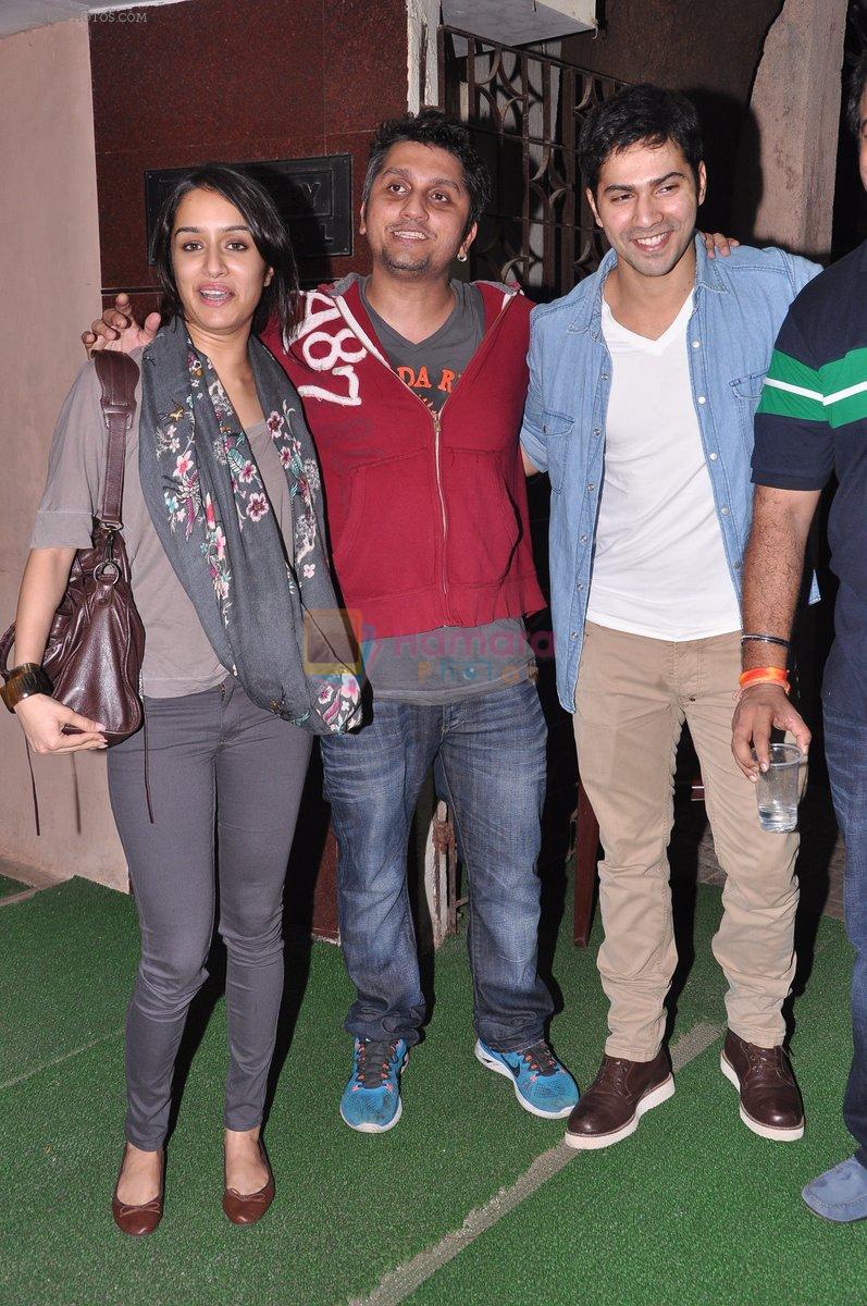 Mohit Suri, Shraddha Kapoor, Varun Dhawan at the screening of Grand Masti in Mumbai on 12th Sept 2013