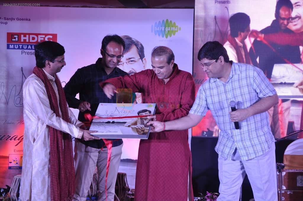 Suresh Wadkar launches Anurag Sharma's Album Naye Manzar in Mumbai on 14th Sept 2013