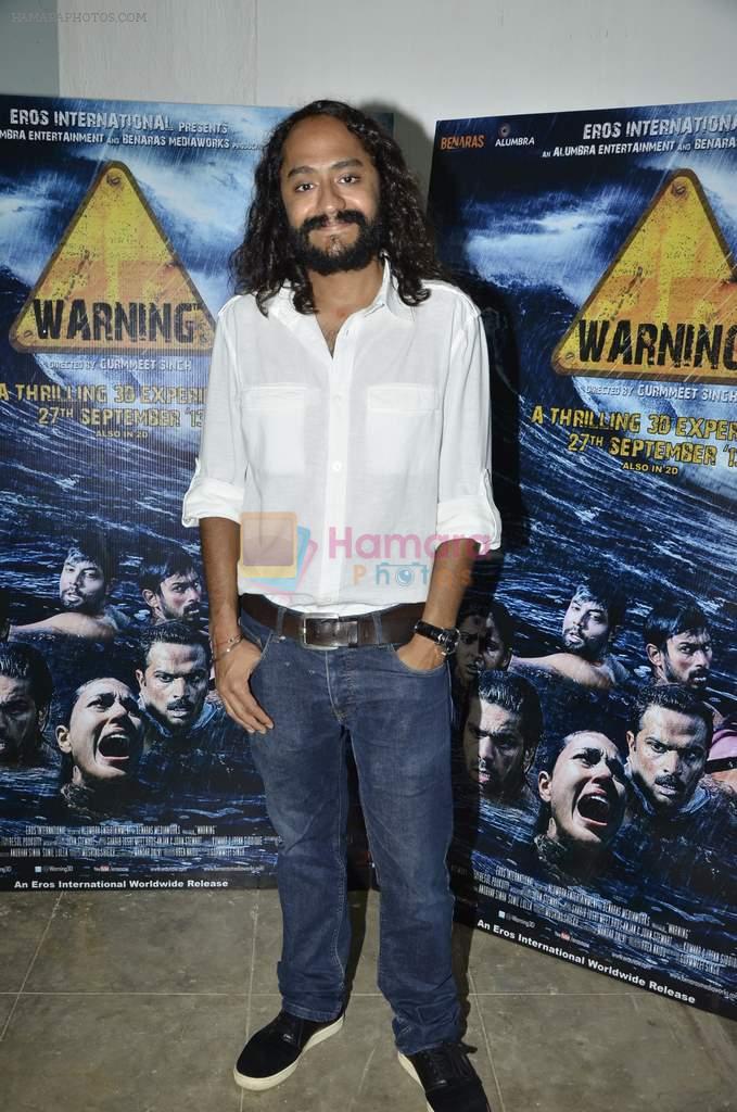 Gurmmeet Singh at Warning film promotions in Mumbai on 17th Sept 2013