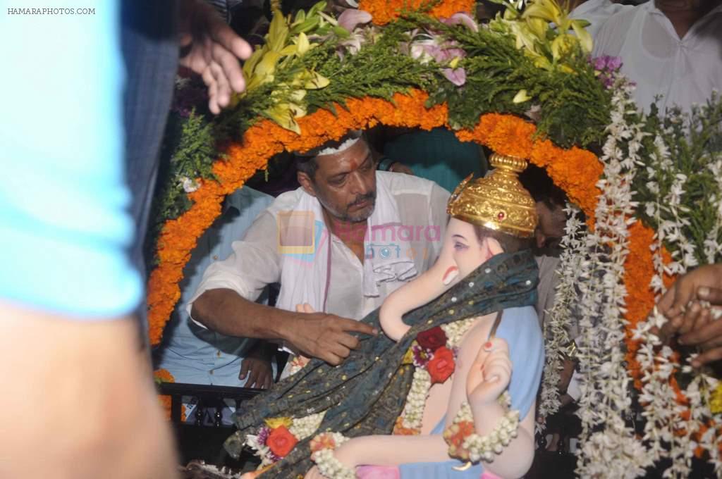 Nana Patekar's Ganpati Visarjan in Mumbai on 18th Sept 2013