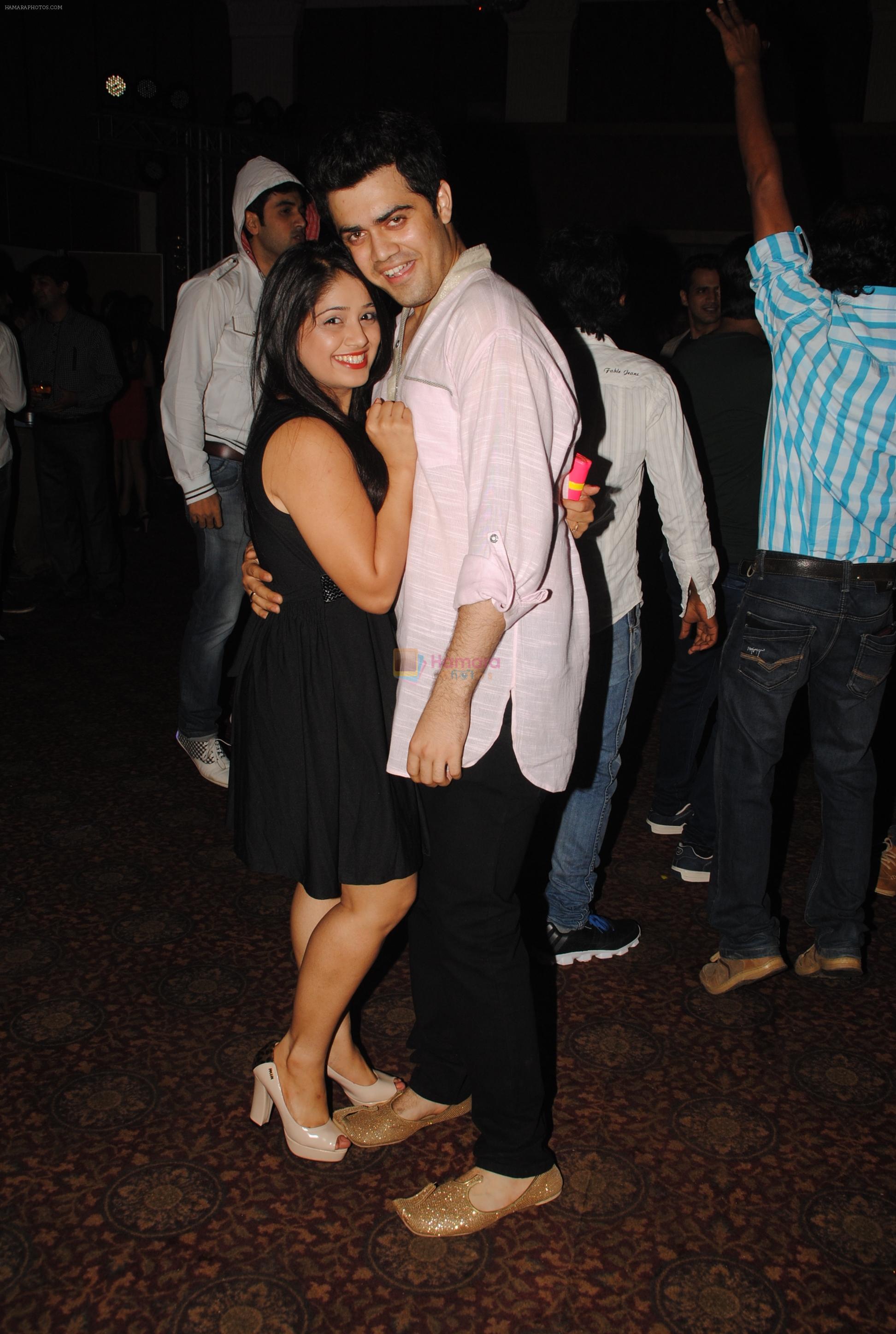 chandni bhagwanani and Nishad Vaidya at Siddharth Kumar Tewary�s launch party for Mahabharat