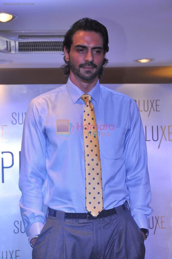 Arjun Rampal promotes Arrow shirts in Mumbai on 24th Sept 2014