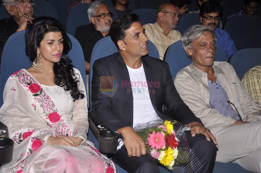 Nimrat Kaur, Akshay Kumar, Sudhir Mishra at Jagran film festival in Fun, Mumbai on 24th Sept 2013