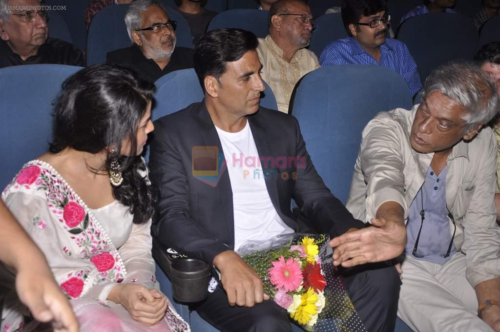 Nimrat Kaur, Akshay Kumar, Sudhir Mishra at Jagran film festival in Fun, Mumbai on 24th Sept 2013