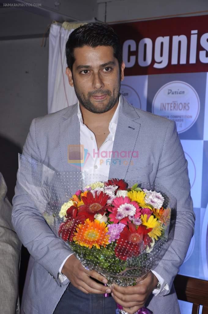 Aftab Shivdasani at the launch of Society Interiors Designs Competition & Awards 2014 in Durian Store, Worli, Mumbai on 25th Sept 2013