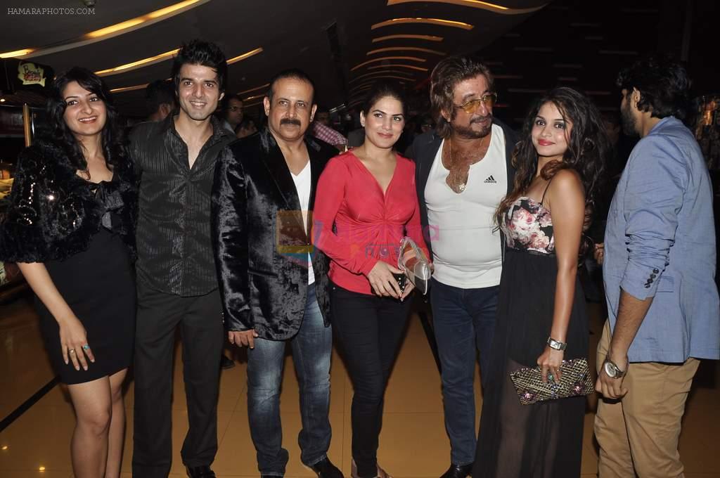 Arjun Mahajan, Adi Irani, Pammi, Shakti Kapoor, Sheena Shahabadi, Ashish Mishra at premiere of Raqt in Cinemax, Mumbai on 26th Sept 2013