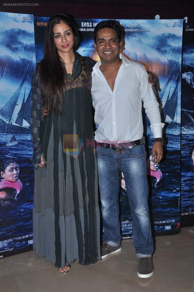 Tabu, Mushtaq Shiekh at Warning film premiere in PVR, Juhu, Mumbai on 26th Sept 2013