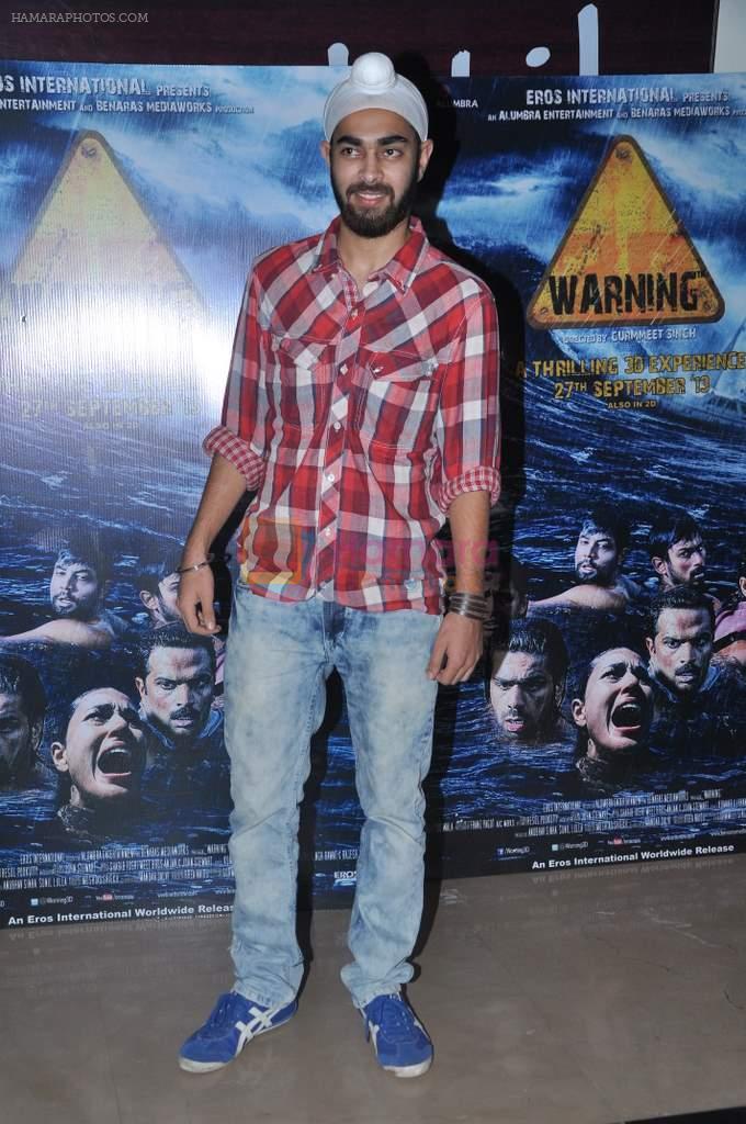 at Warning film premiere in PVR, Juhu, Mumbai on 26th Sept 2013