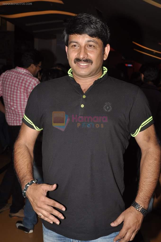 Manoj Tiwari at premiere of Raqt in Cinemax, Mumbai on 26th Sept 2013