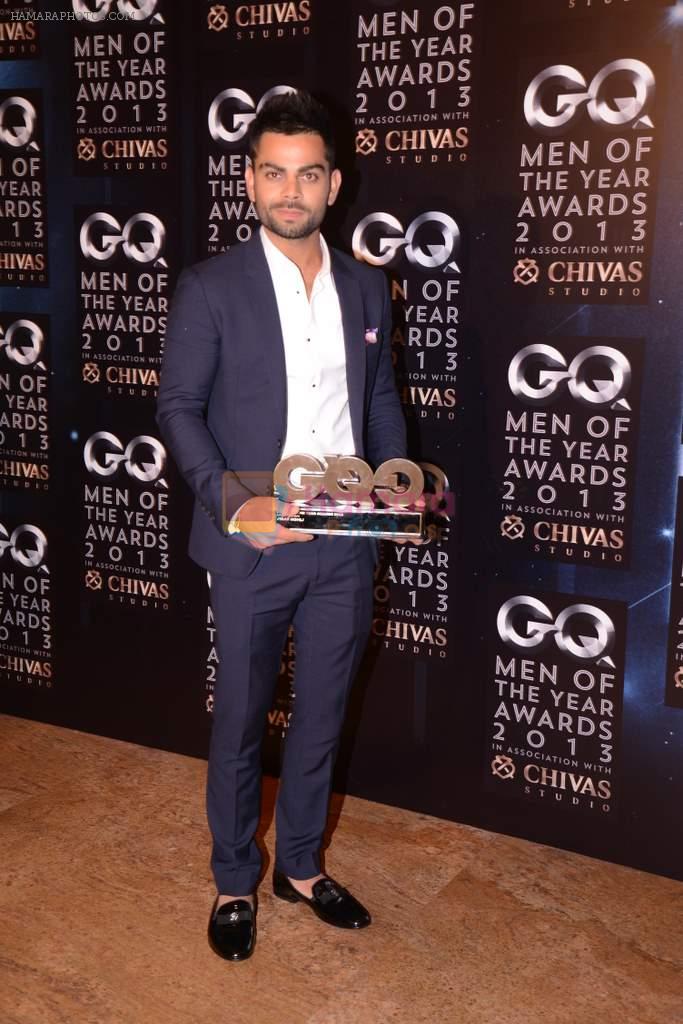 Virat Kohli at GQ Men of the Year Awards 2013 in Mumbai on 29th Sept 2013
