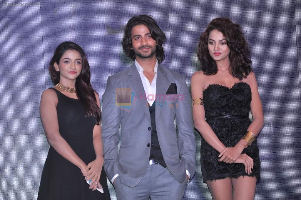 Punit Singh Ratn, Anaika Soti, Aleesha Gupta at the launch of Satya in Sun N Sand, Mumbai on 30th Sept 2013