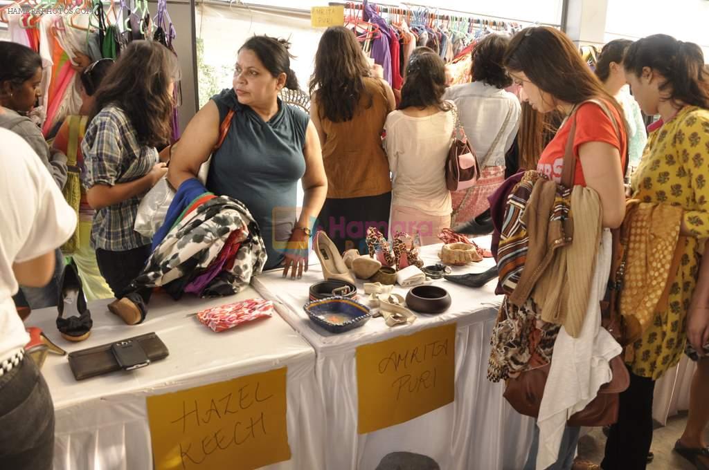 at Jeane Claude Biguine garage sale for charity in Bandra, Mumbai on 6th Oct 2013