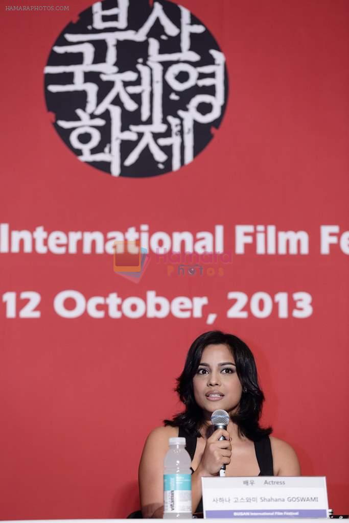 Shahana Goswami at Busan Film Festival in Korea on 7th Oct 2013