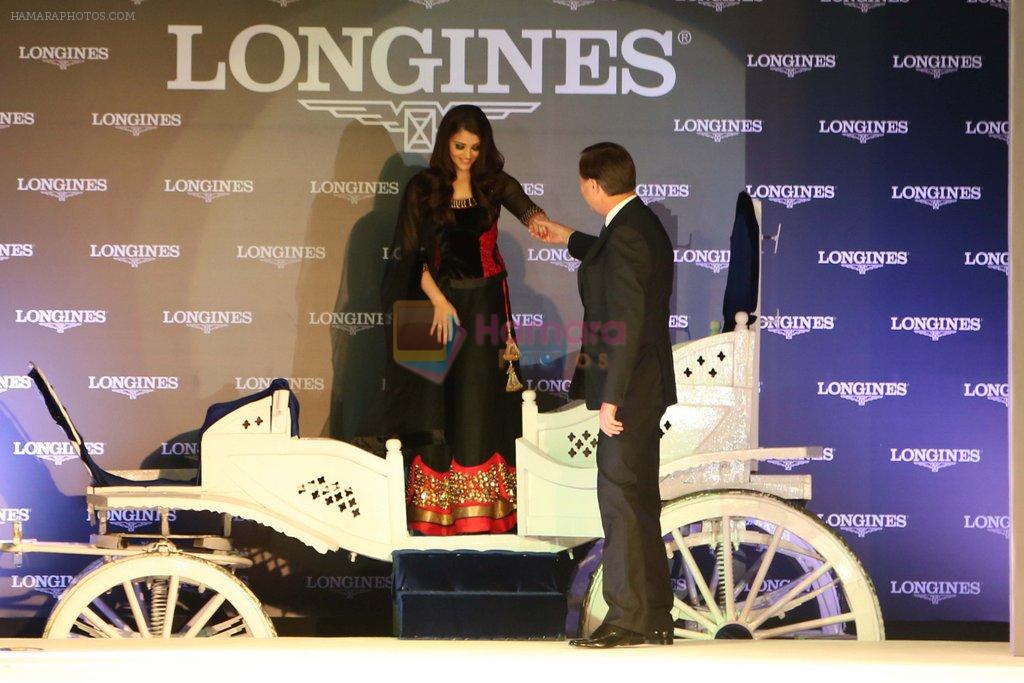 Aishwarya Rai Bachchan at the launch of new collection of Longines Watch in Delhi on 9th Oct 2013