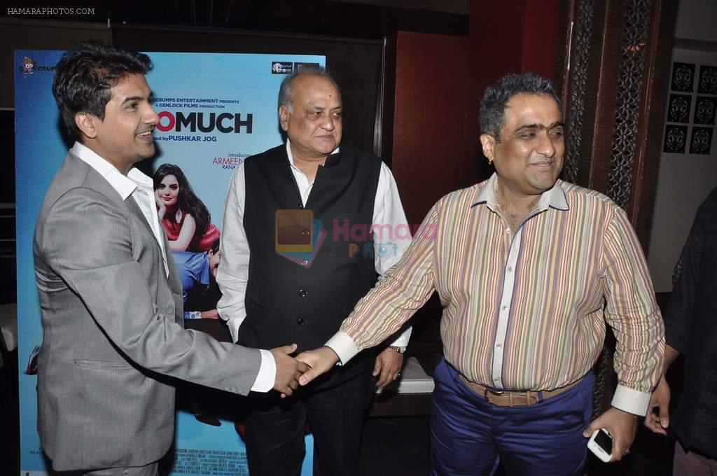 Pushkar Jog, T P Aggarwal, Kunal Ganjawala at Music Launch of Huff Its Too Much in Bandra, Mumbai on 9th Oct 2013