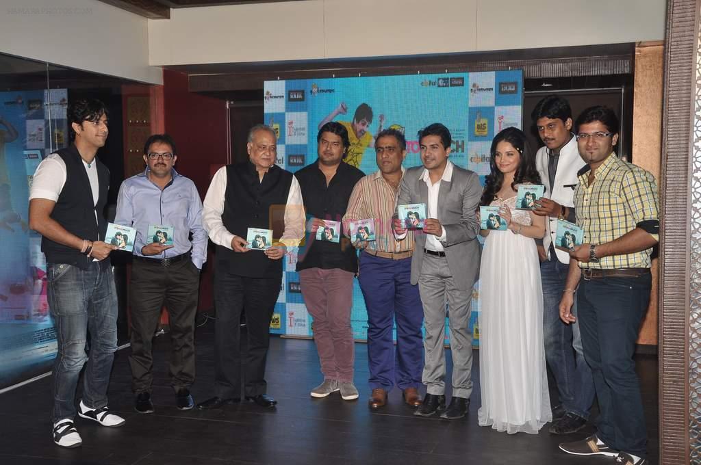 Armeena Rana Khan, Pushkar Jog, T P Aggarwal, Kunal Ganjawala, Clinton Cerejo, Salim merchant at Music Launch of Huff Its Too Much in Bandra, Mumbai on 9th Oct 2013