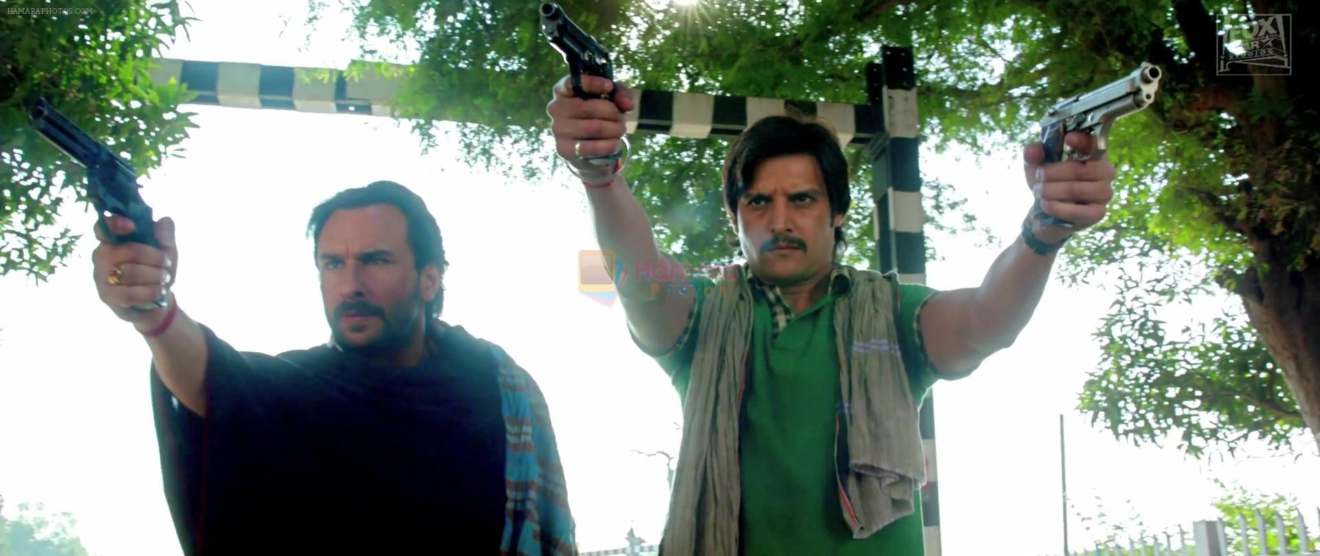 Saif Ali Khan, Jimmy Shergill in Bullett Raja movie still