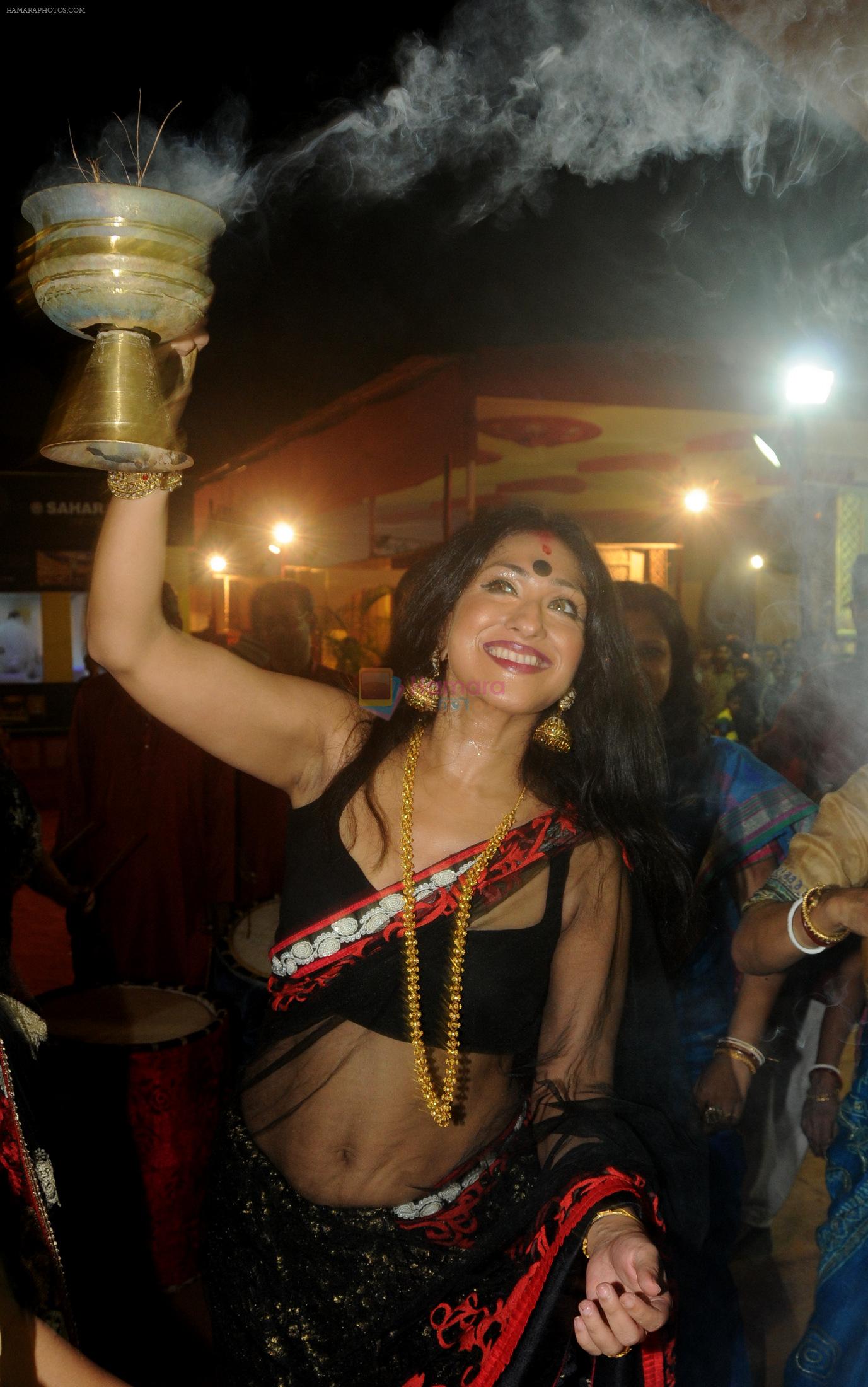 Rituparna Sen Gupta  at Dussera celebration at Andheri Durgautsav,spearheaded by Krishendu Sen in Mumbai on 13th Oct 2013