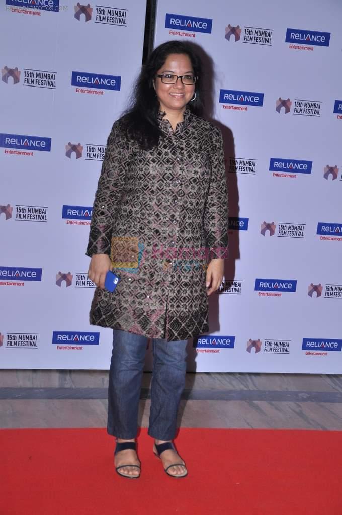 Tanuja Chandra at Mami film festival opnening in liberty Cinema, Mumbai on 17th Oct 2013