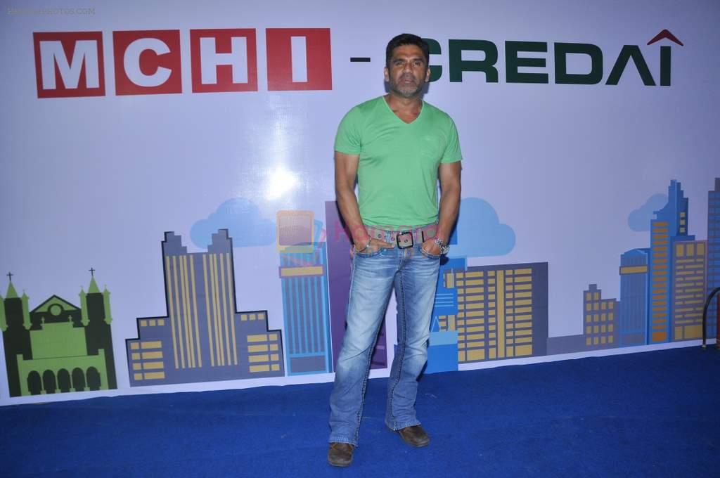 Sunil Shetty at MHCI show launch in BKC, Mumbai on 17th Oct 2013