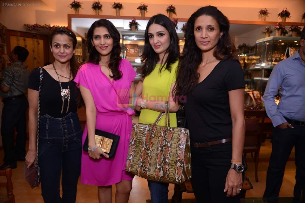 Amrita Arora, Anu Dewan, Mehr Rampal at Raveena Tandon and Roopa Vohra's jewellery line launch in Mumbai on 18th Oct 2013
