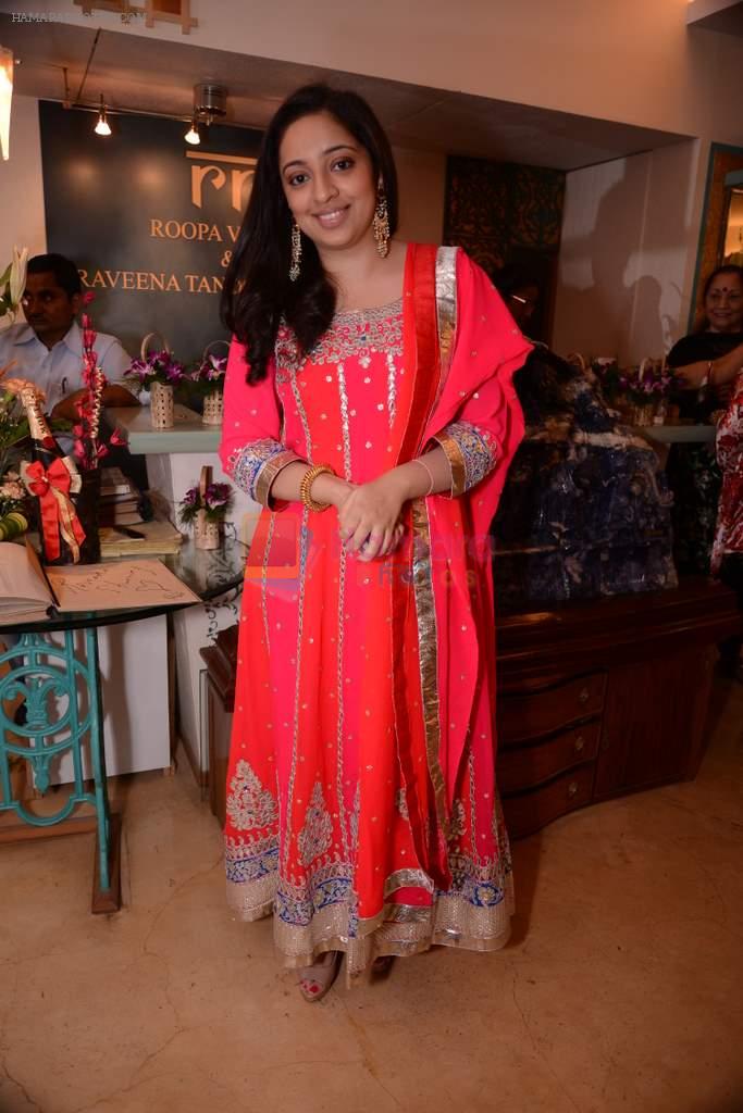 at Raveena Tandon and Roopa Vohra's jewellery line launch in Mumbai on 18th Oct 2013