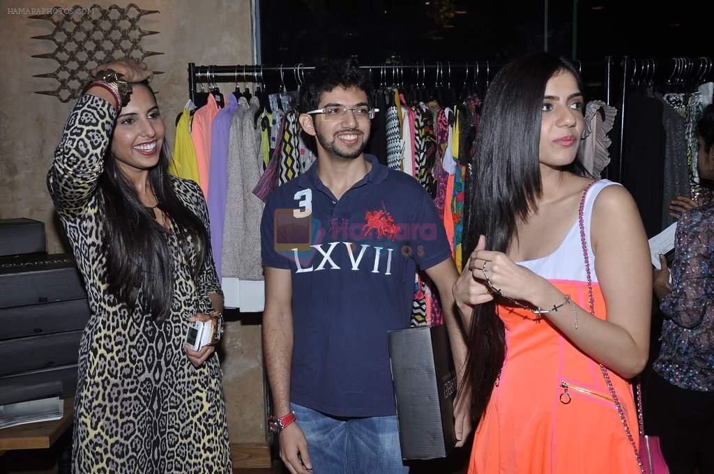 Aditya Thackeray, Nishka Lulla at Nishka Lulla's new online store launch in Bandra, Mumbai on 21st Oct 2013